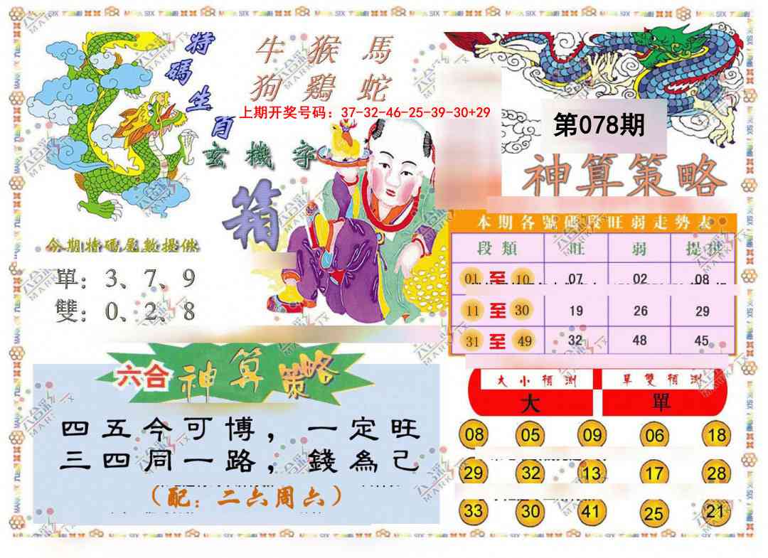 078期神算策略[图]